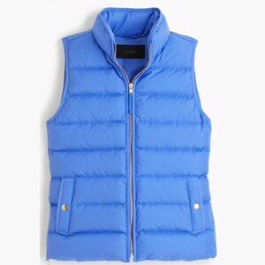 J.Crew  Mountain Puffer Vest Dark Peri M